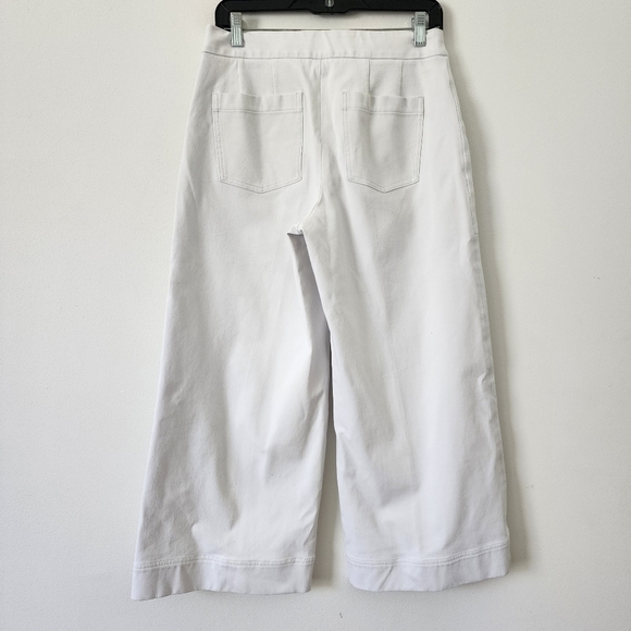 Spanx 20479R Cropped Wide Leg Classic White Pull-on Shaping Pants in size Medium - Picture 7 of 10